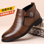 Archer | Mens Business Casual Pointed Leather Formal Shoes - 7