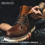 Hamish | Mens Work Boots Fleece Lined Warm Retro Boots - 3