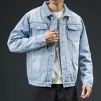 Nathaniel | Mens Fleece Lined Denim Jacket