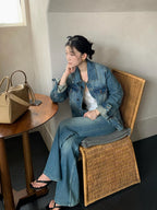 Elodie | Womens Vintage Washed Denim Jacket