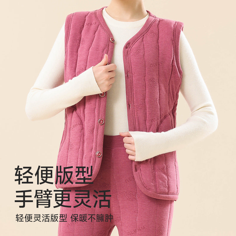 Cerys | Mens Wool Thermal Base Layer Warm Sleeveless Vest - 2