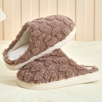 Hollis | Womens Slippers Fluffy Warm Memory Foam House Slippers