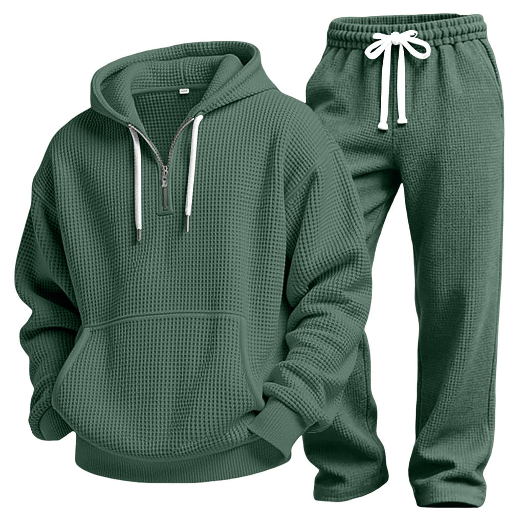 Gulliver | Mens Waffle Knit Casual Sports Versatile Trousers - 11
