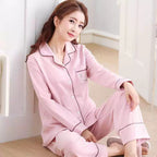 Arabella | Womens Cotton Long Sleeve Pyjama Set