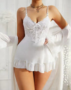 Horatio | Womens Lace Sheer Nightgown Lingerie Loungewear Nightdress Nightwear - 10