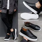 Carsten | Mens White Trainers Slip on Breathable Sports Shoes - 13