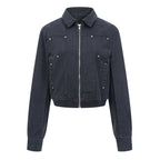 Freya | Womens Cropped Vintage Denim Jacket