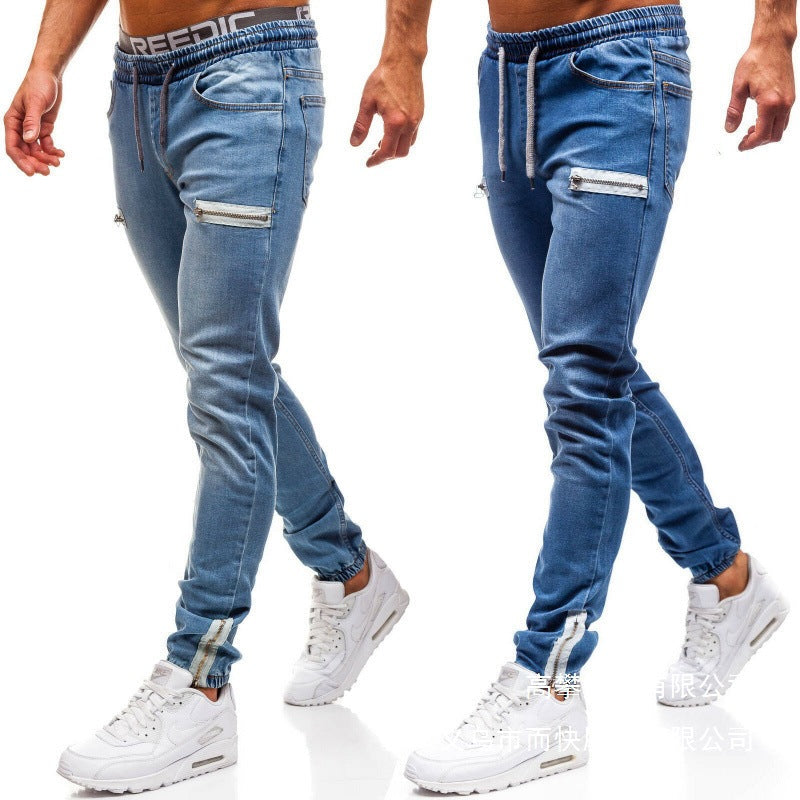 Cato | Mens Denim Zip Up Casual Sports Fashion Top - 3