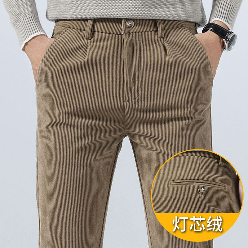 Orson | Mens Slim Fit Straight Leg Business Casual Trousers - 1