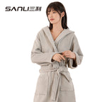 Vaughn | Womens Dressing Gown Towelling Cotton Bathrobe Robe