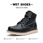 Hamish | Mens Work Boots Fleece Lined Warm Retro Boots - 15