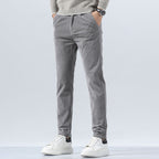 Orson | Mens Slim Fit Straight Leg Business Casual Trousers - 7