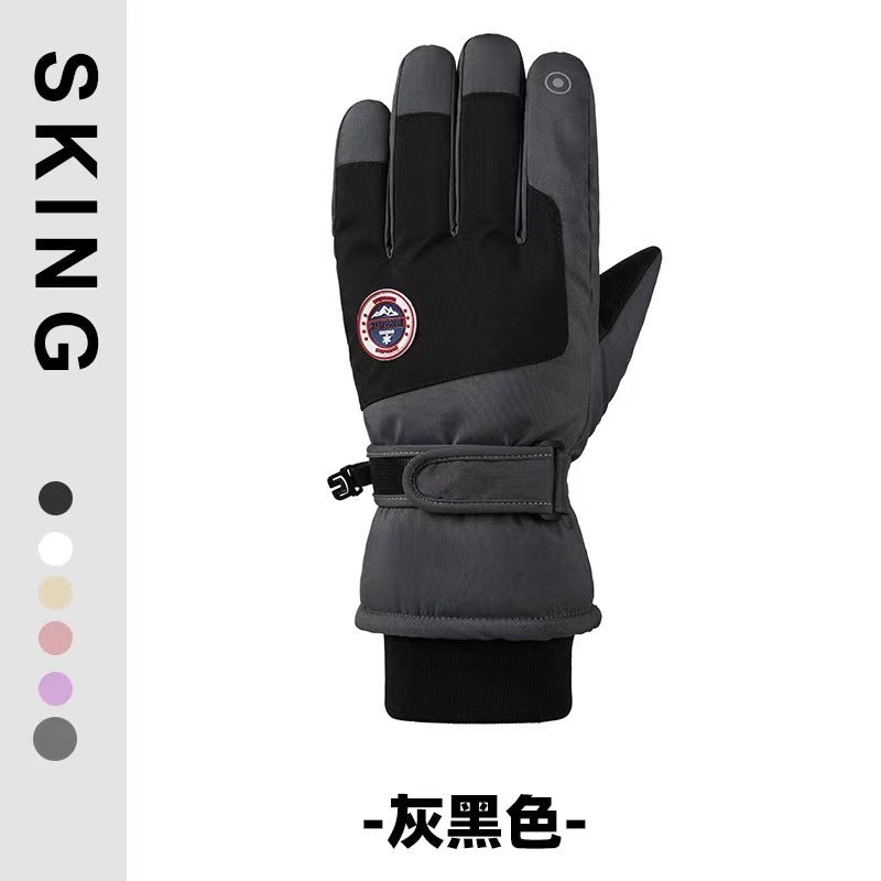 Wilbur | Womens Water Resistant Windproof Touchscreen Winter Warm Ski Gloves - 15