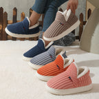 Ursula | Womens Slippers Winter Warm Cotton Back Strap House Slippers