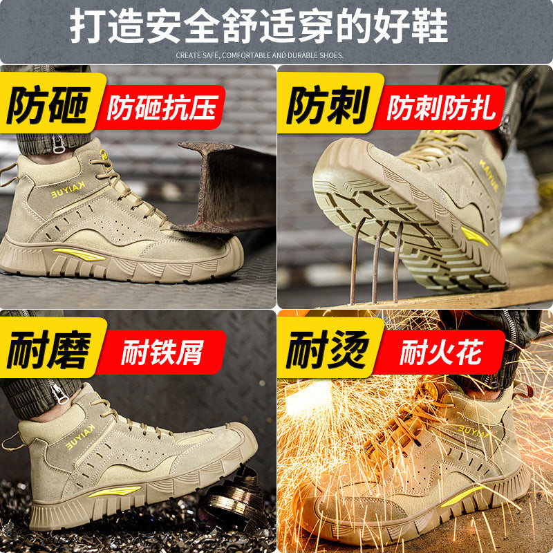 Ivor | Mens Safety Boots Steel Toe Work Shoes Non Slip Puncture Resistant