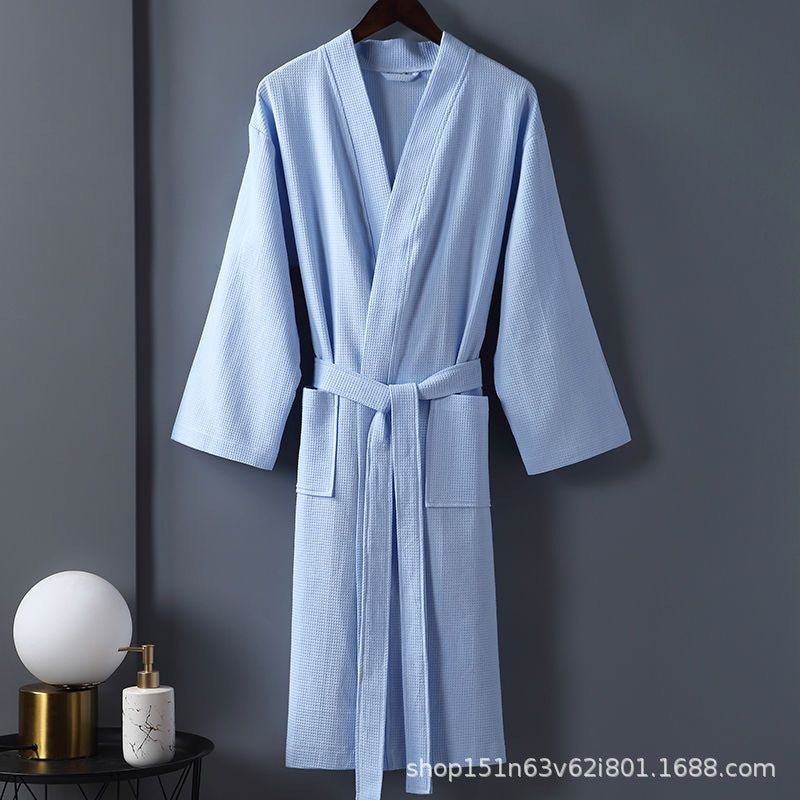 Archer | Womens Dressing Gown Towelling Waffle Bathrobe Robe