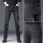 Vesper | Mens Straight Leg Loose Fit Stretch Baggy Casual Jeans - 6