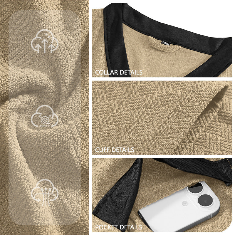 Alden | Mens Dressing Gown Towelling Bathrobe Robe Loungewear
