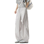 Gustav | Mens Trousers Lightweight Pleated Wide Leg Casual Pants