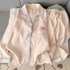Beatrix | Womens Long Sleeve Cotton Pyjama Set Loungewear