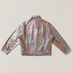 Verity | Womens Embellished Oversized Denim Jacket
