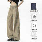 Gustav | Mens Trousers Lightweight Pleated Wide Leg Casual Pants