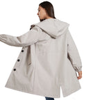 Coco | Womens Waterproof Jacket Hooded Windbreaker Lightweight Rain Coat