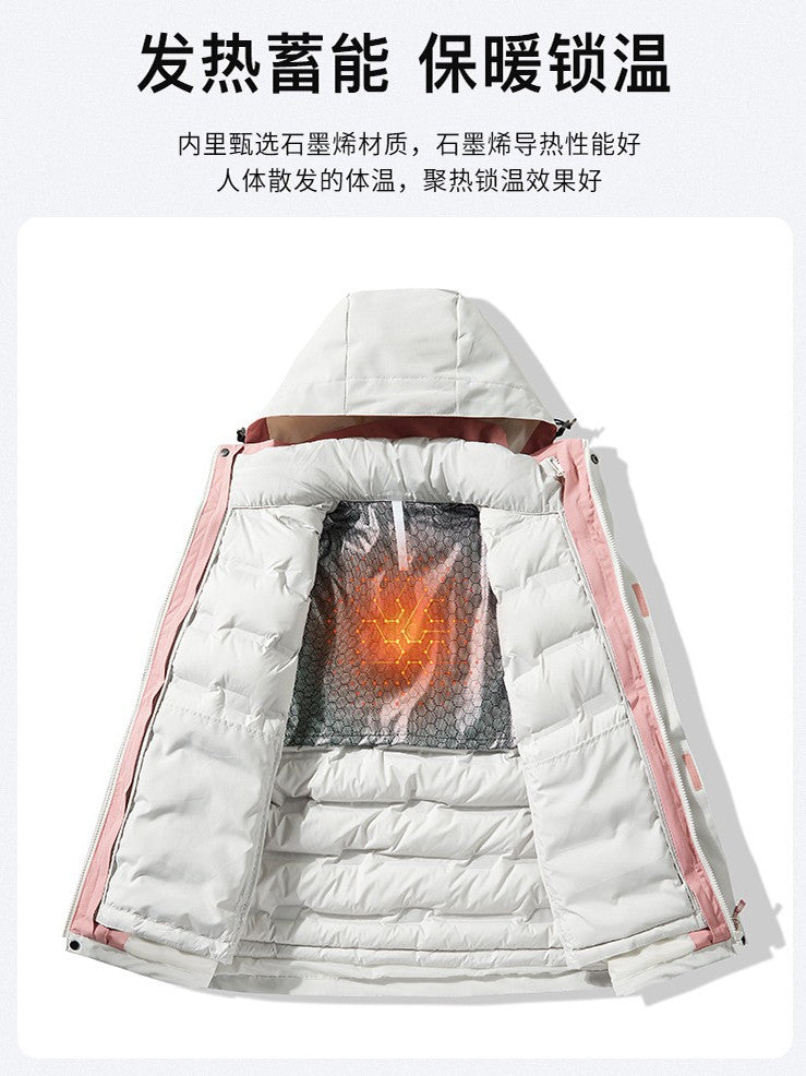 Imogen | Womens Waterproof Hooded 3-in-1 Jacket Fleece Lined