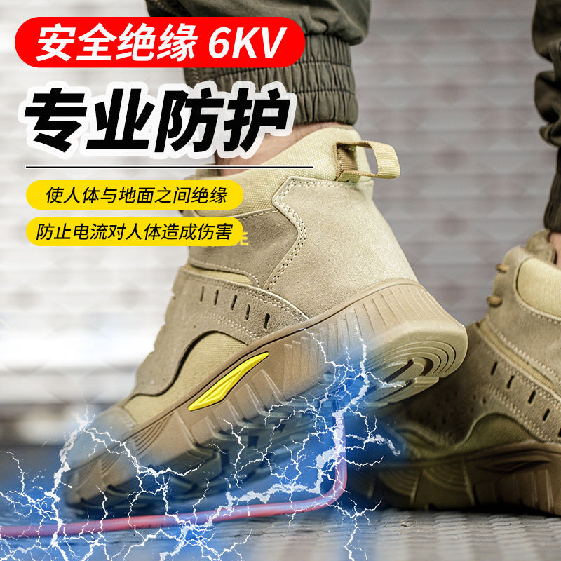 Ivor | Mens Safety Boots Steel Toe Work Shoes Non Slip Puncture Resistant