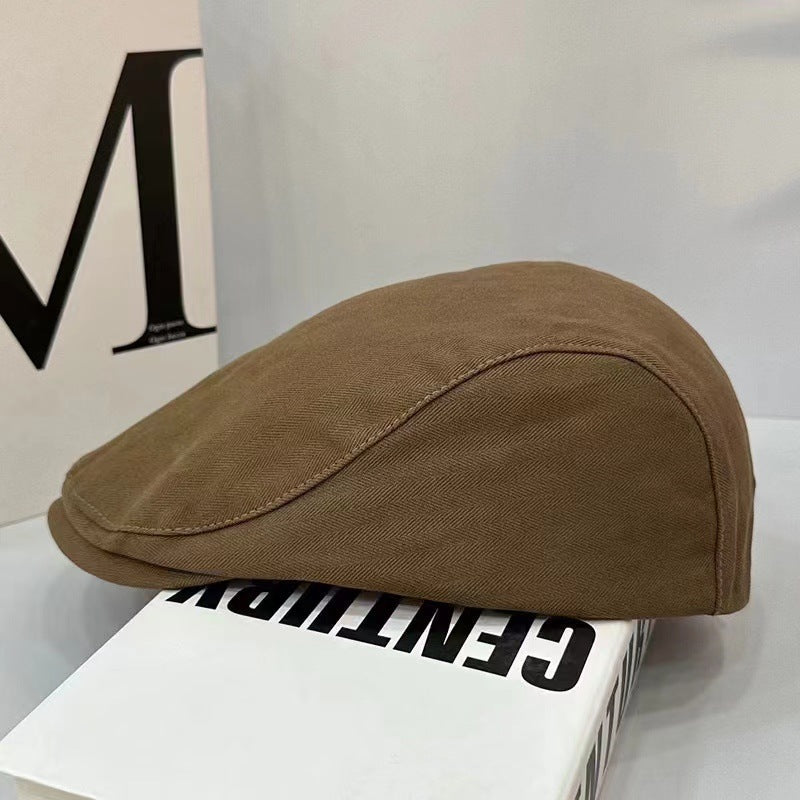 Merrick | Mens British Vintage Newsboy Peaked Flat Cap Hat - 16
