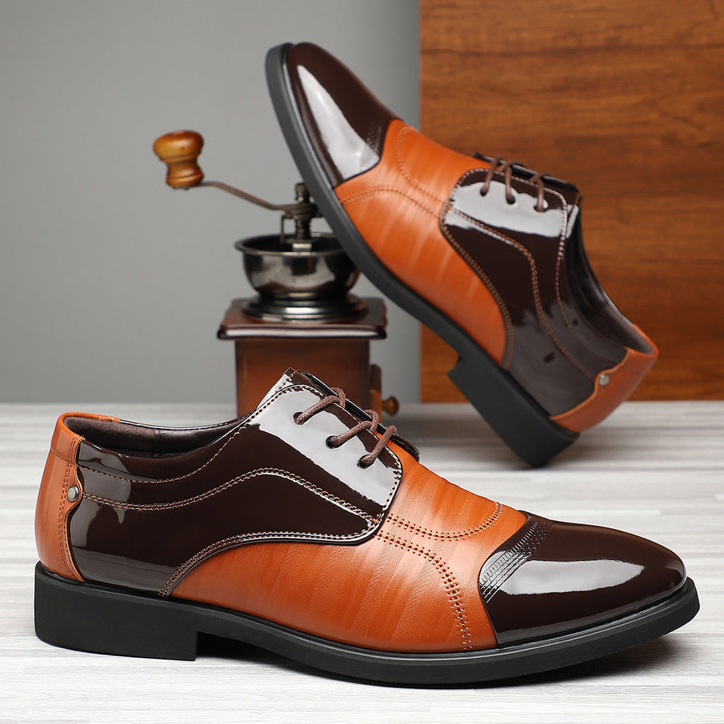Preston Orthopedic Dress Shoes - Cognac