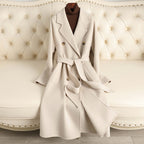 Adeline | Womens Winter Wool Longline Long Loose Warm Coat - 8