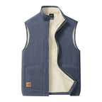 Lorne | Mens Fleece Lined Warm Casual Collared Gilet Jacket - 6