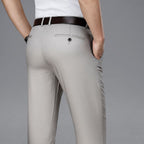 Reuben | Mens Work Straight Leg Business Casual Fleece Lined Trousers - 14