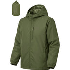 Julian | Mens Water Resistant Hooded Windbreaker Jacket