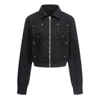 Freya | Womens Cropped Vintage Denim Jacket