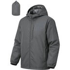 Julian | Mens Water Resistant Hooded Windbreaker Jacket