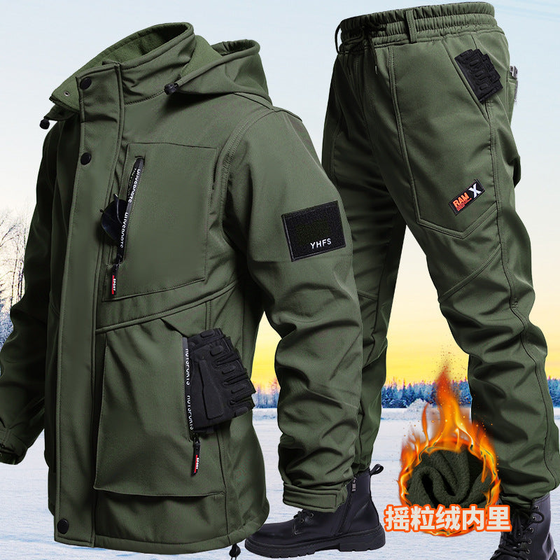 Rosamund | Mens Waterproof Fleece Lined Windproof Hiking Jacket - 4