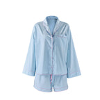 Isabella | Womens Cotton Cardigan Shorts Pyjama Set