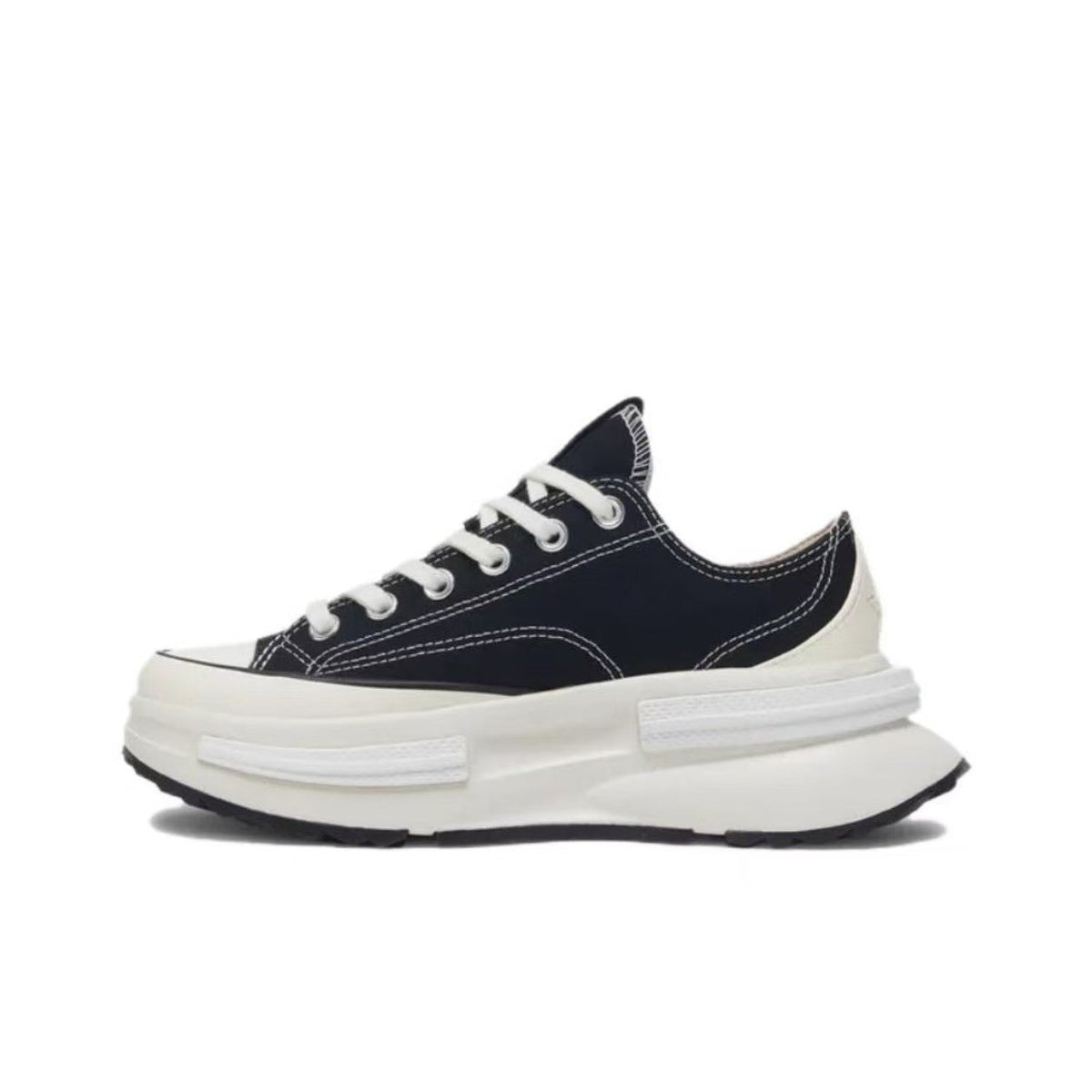 Thatcher | Mens Trainers Platform Canvas Thick Soled Lace Up Shoes - 15