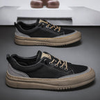 Ferris | Mens Leather Vintage Casual British Round Toe Shoes - 6
