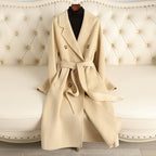 Adeline | Womens Winter Wool Longline Long Loose Warm Coat - 7