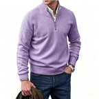 Reuben | Mens Jumper Knitted Stand Collar Warm Winter Sweater