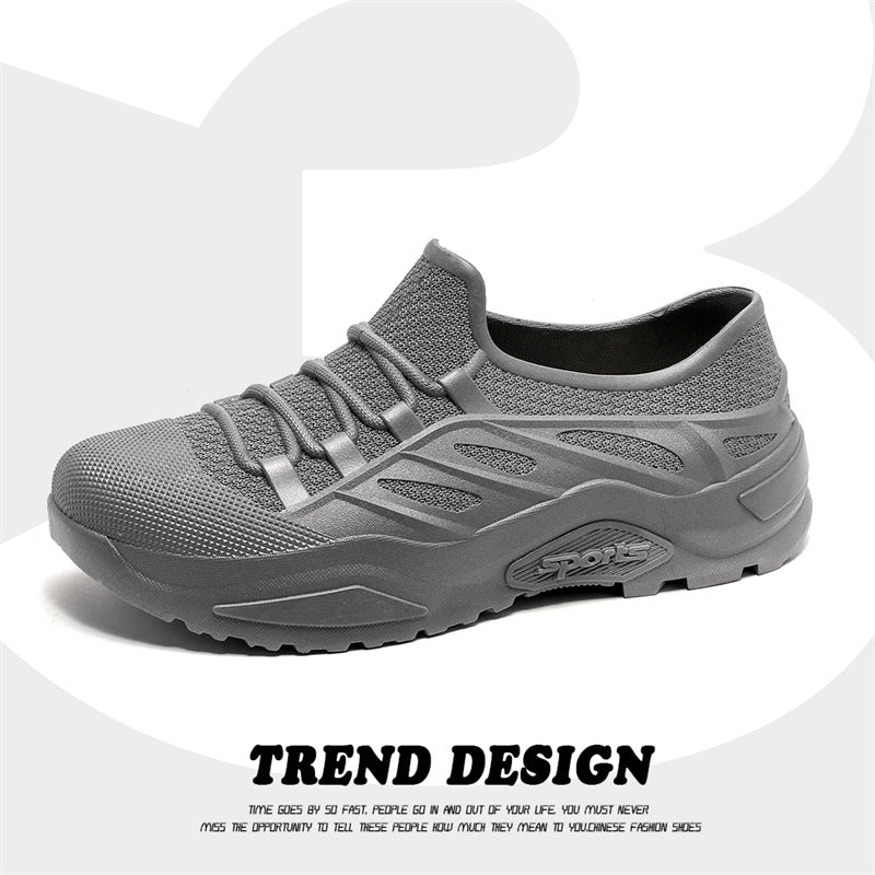 Magnus | Mens Rain Shoes Waterproof Non Slip Low Top Wellington Boots