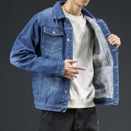 Nathaniel | Mens Fleece Lined Denim Jacket