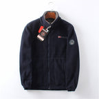 Percival | Mens Fleece Jacket Zip Up Warm Winter Casual Jacket