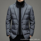 Hugo | Mens Winter Coats Padded Suit Style Detachable Collar Coat - 8