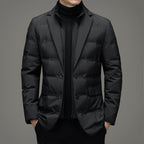 Hugo | Mens Winter Coats Padded Suit Style Detachable Collar Coat - 6