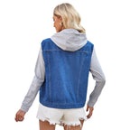 Isla | Womens Hooded Denim Jacket