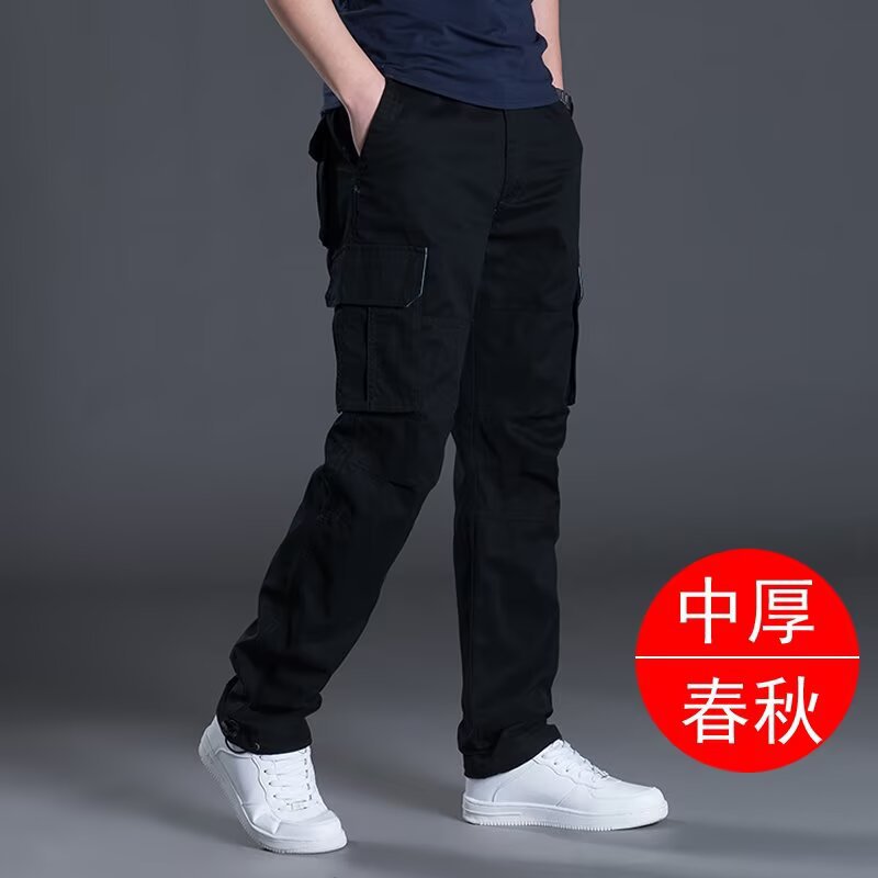 Rafferty | Mens Cargo Trousers Work Trousers Multi Pocket Workwear Trousers - 6